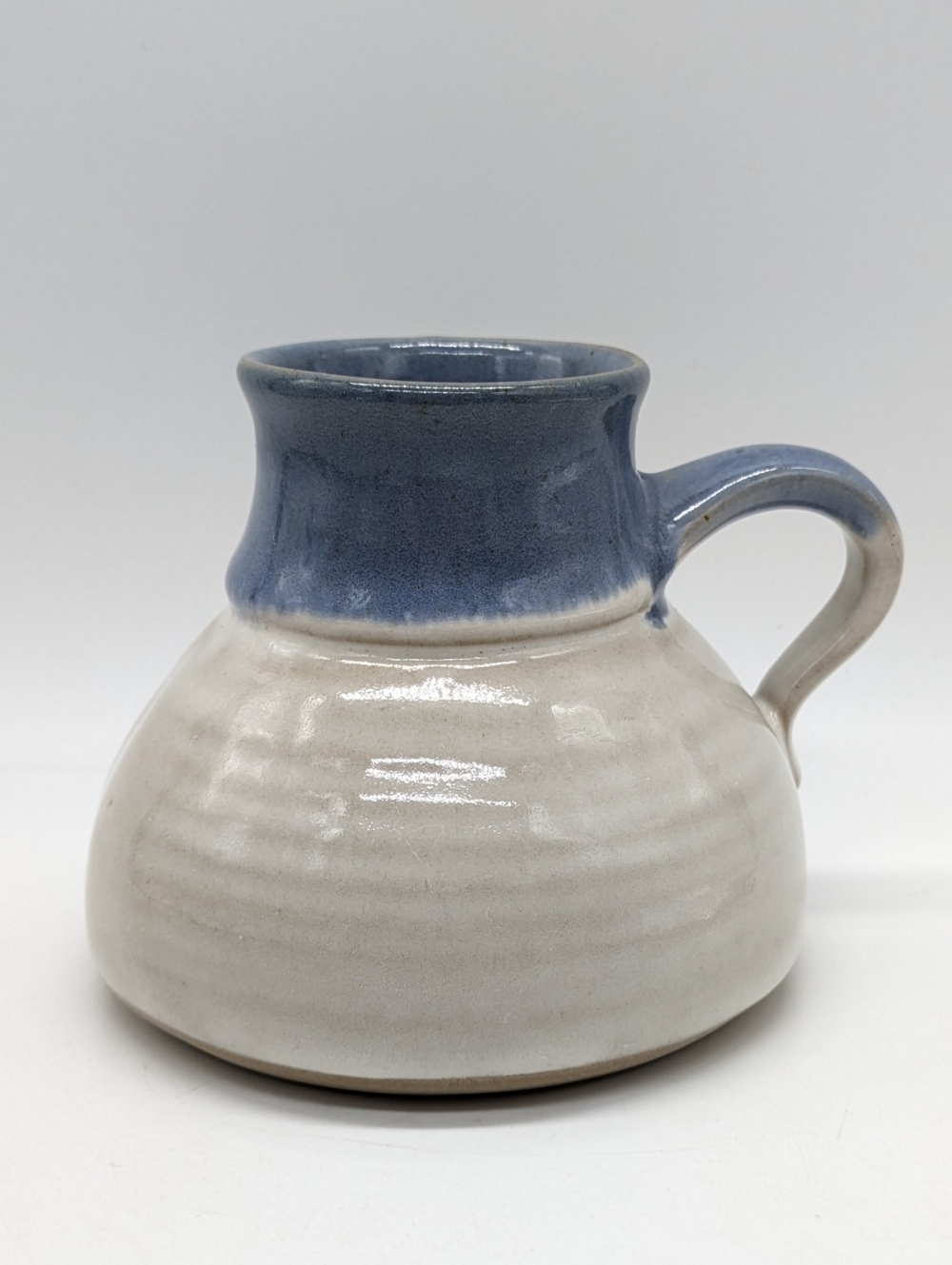 Handmade Ceramic Stoneware Blue Grey Coffee Mug